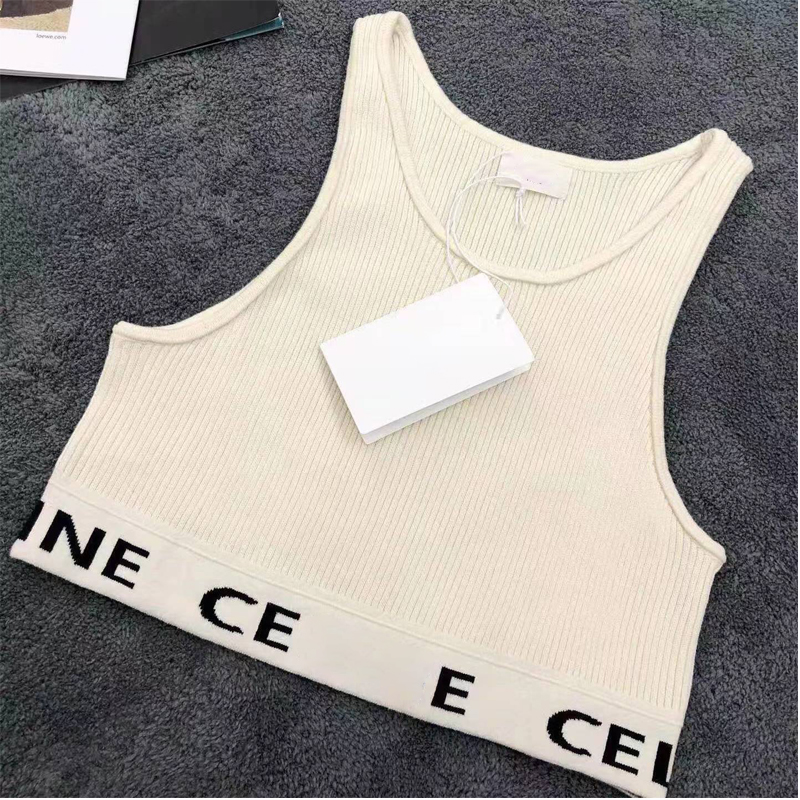 Fashion design womens tank top tops short t shirt sports vest sexy hip hop strapless solid stripe printed wide shoulder