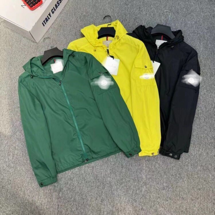 M Home 2025 New Trendy Spring Autumn Style Mature Light and Thin Hooded Coat Short Men's Jacket
