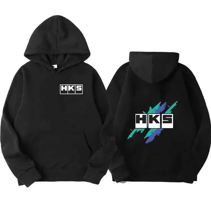 Japan JDM improves HKS Endless Car Hoodies Mens and Womens Printed Hoodies Loose Casual Hoodies Neutral Long Sleeves W250331