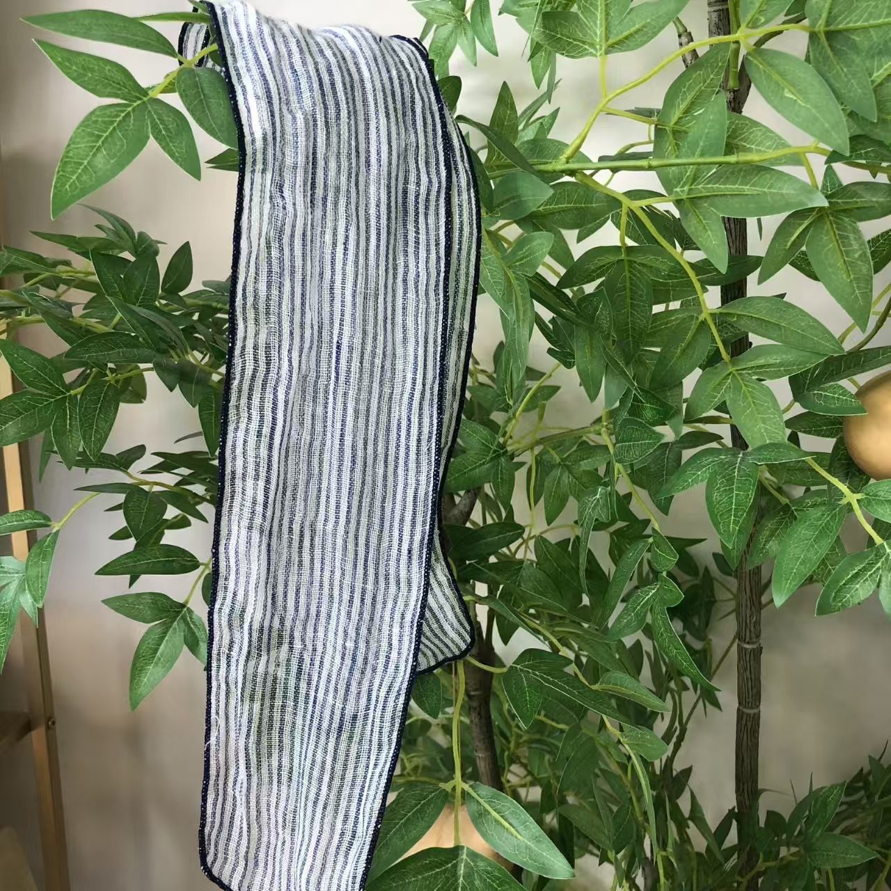 T381 spring and summer versatile linen scarf beach scarf travel gradient spring and autumn versatile thin ladies sun protection shawl scarf