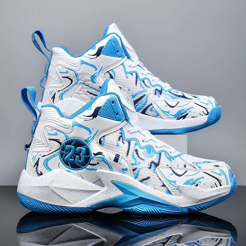 Designer's New Men's Basketball Mesh Breathable Anti Slip Sports Shoes For Teenagers Casual Sports Multifunctional Men's Shoes Basketba