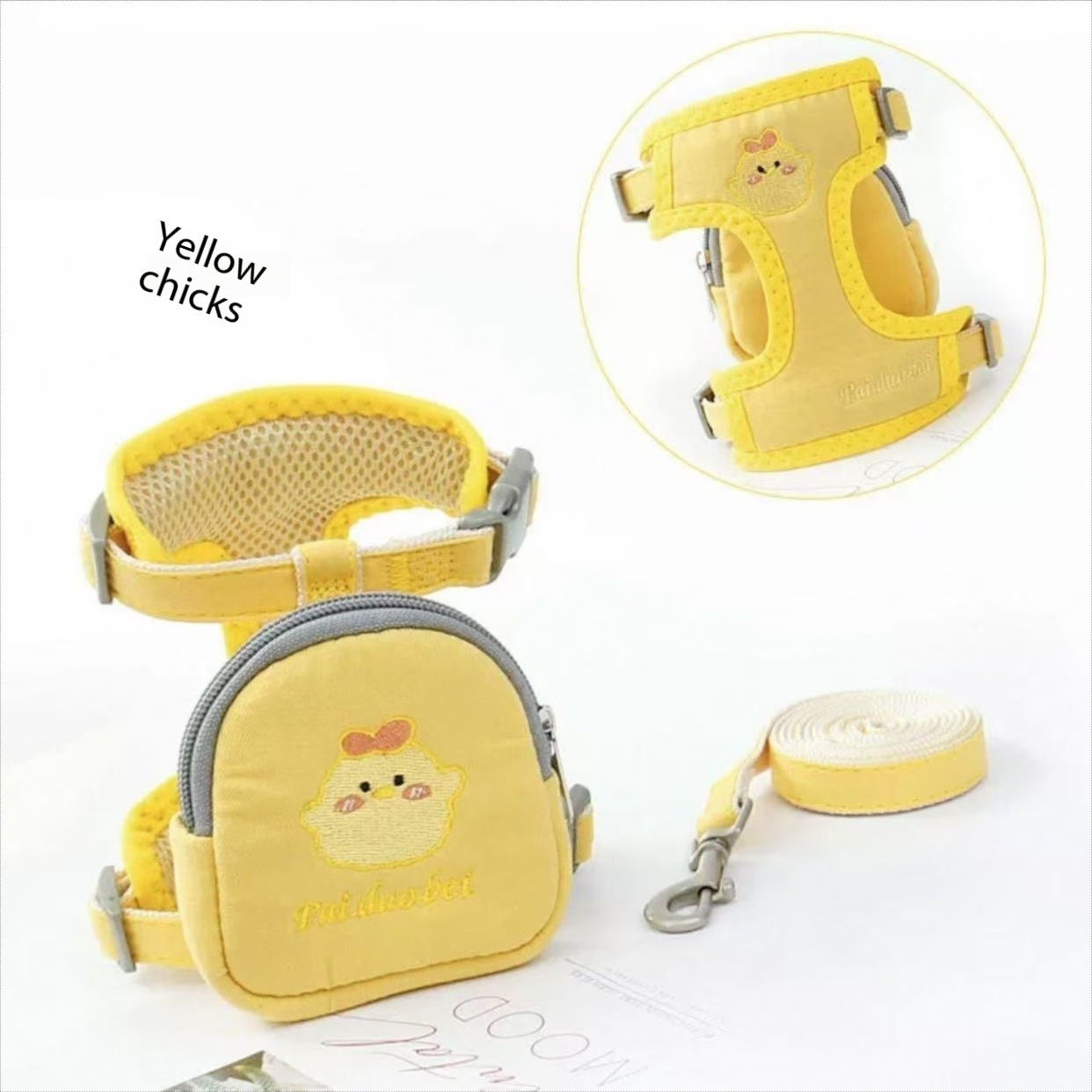 Cat traction rope anti slip vest style chest strap adjustable for outdoor use, cat walking rope, cat chain, cat rope
