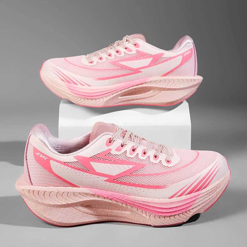 New High-quty Carbon Plate Mens Running Shoes for Women Supercritical Cushioning Road Jogging Shoes Light Comfy SneakersC250331