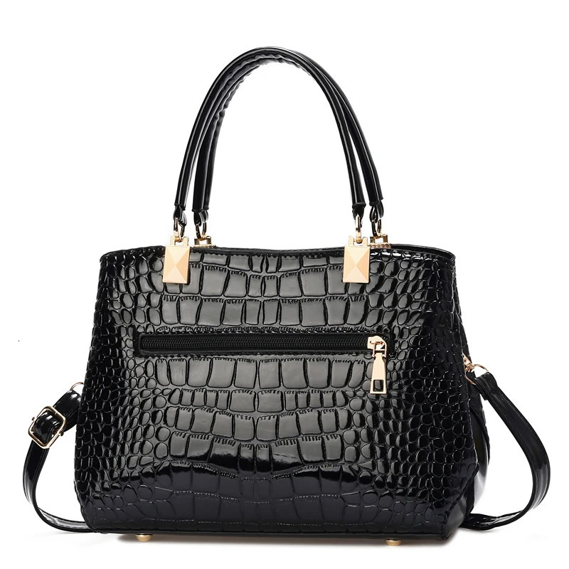 Fashionable Womens Pattern Shoulder Bag - Stylish Durable PU Leather Handbag with Removable Cross-body Strap for Eve 250327 - view 5