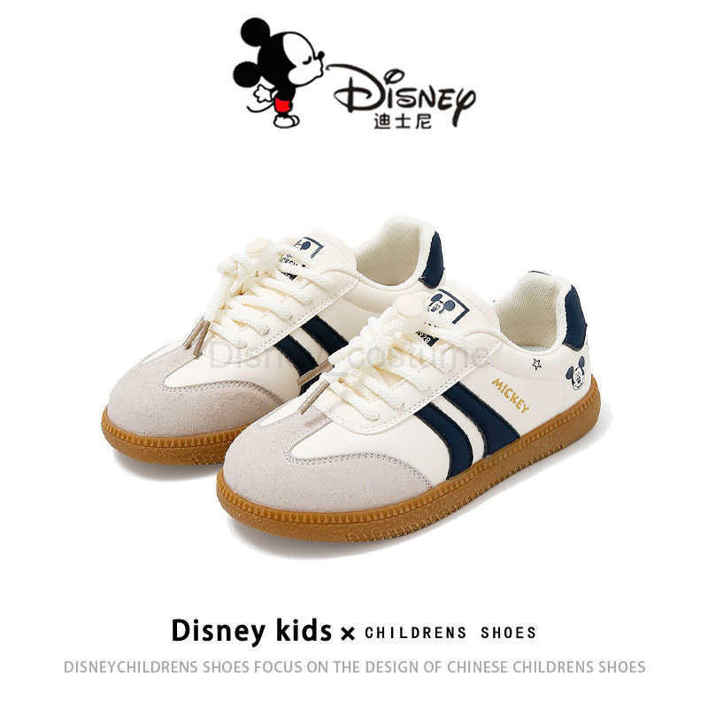 Disney Childrens Casual Board Shoes 2025 Spring New Boys Training Shoes Lightweight Soft soled Anti slip Girls Shoes X250317