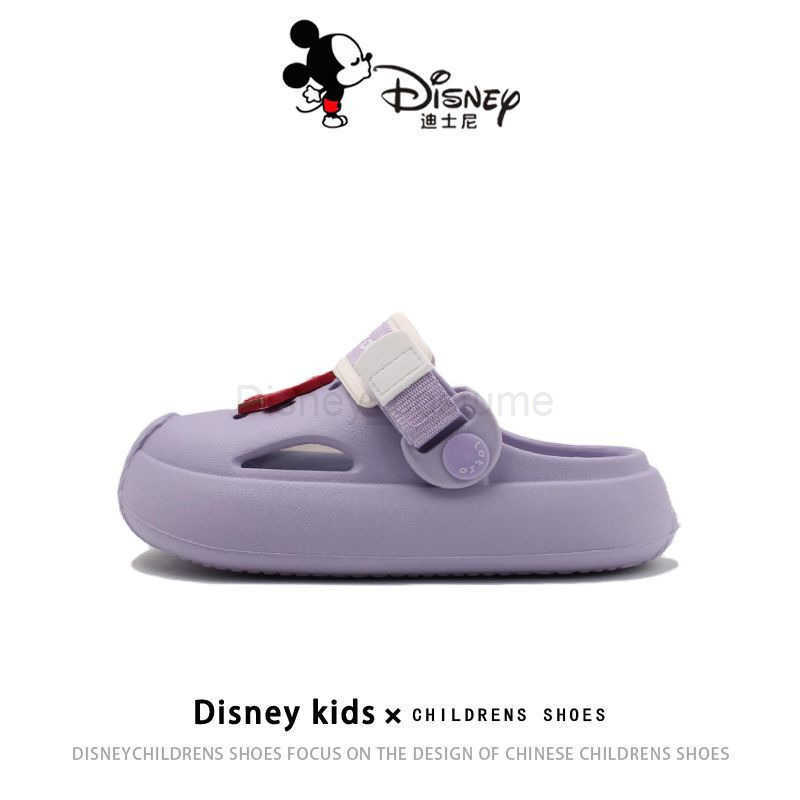 Disney Childrens Shoes Strawberry Bear Slippers 2024 Summer New Style Girls Cave Shoes Lightweight Soft Bottom Boys Beach Shoes X250317