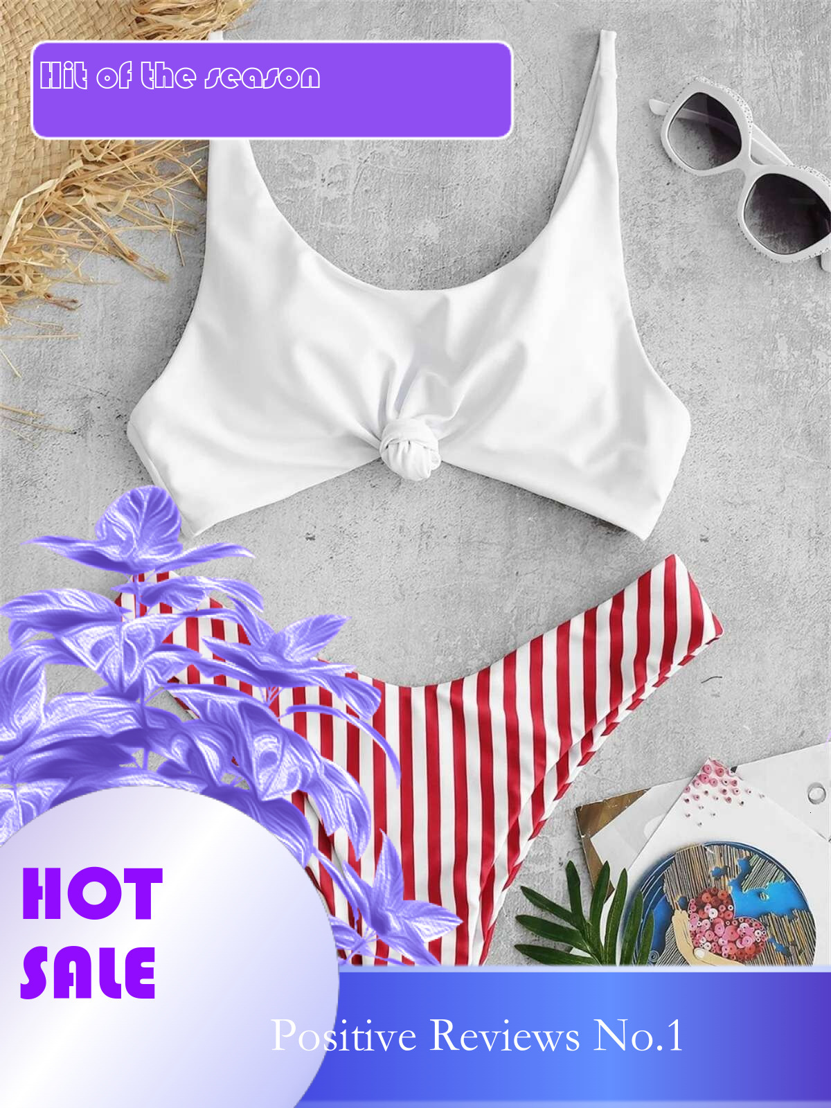 Dongdumaoyi Sexy Micro Bikini Women Swimsuit Scoop Neck Striped Swimwear Knot Bow Fringe Summer Beachwear Bathing Suit Push Up Biquini