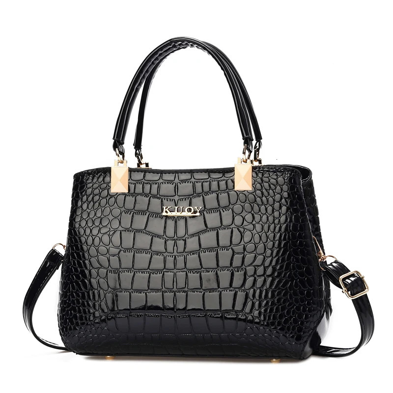Fashionable Womens Pattern Shoulder Bag - Stylish Durable PU Leather Handbag with Removable Cross-body Strap for Eve 250327 - view 3