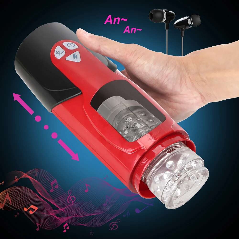 Automatic Stretching Male Masturbator Vibrators Vaginal For Men Real Pussy Glans Sucker hine Erotic Sex Toys Adults Products