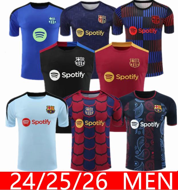 24 25 Men TRACKSUIT Football Jersey polo Set Adult Training Soccer Jerseys 2024 2025 LAMINE YAMAL OLMO LEWANDOWSKI PEDRI mens Short Sleeve Tank Top
