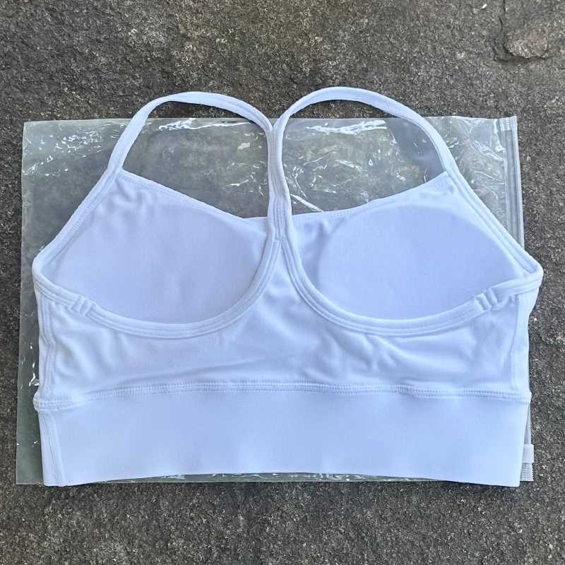 Solid color womens Y-shaped fitness sports bra soft high-strength tight top-level comprehensive training gym yoga bra with chest PaXJ250331