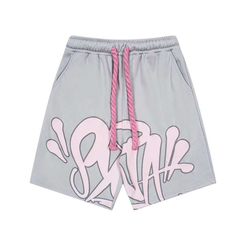 Shorts Summer SYAN Co-Branded Printed Mouth Men's Cotton Top Cool Hip Hop Shorts Trend