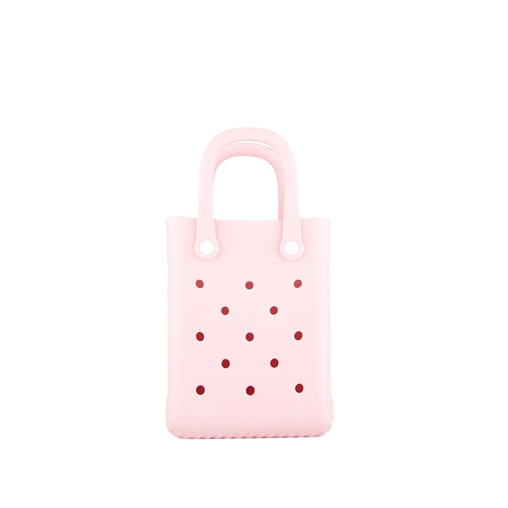2025S new model EVA and cute small square cartoon ins hole jelly beach handbag shoulder bag
