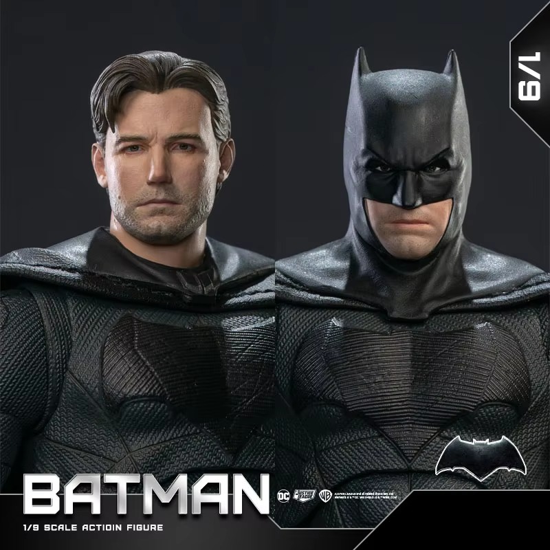 Action Toy Figures Authentic Authorization Fondjoy Justice League Light Armor Batman Model Sculpt Action Figures 19cm DC Batman Collect Model Boy Birt