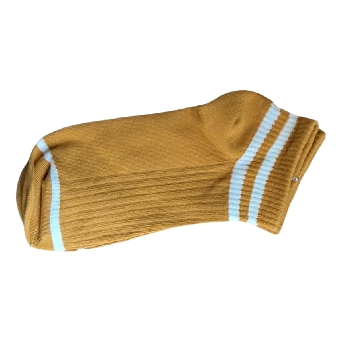 Colorful two-bar cotton socks are made of soft and comfortable cotton material suitable for women's summer wear A pack of 5 pairs wholesalers