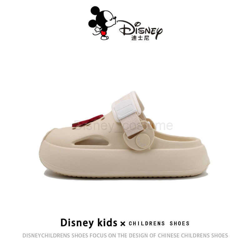 Disney Childrens Shoes Strawberry Bear Slippers 2024 Summer New Style Girls Cave Shoes Lightweight Soft Bottom Boys Beach Shoes X250317