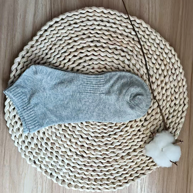 Combed cotton drawstring waist solid color socks for high-end people in hot summer areas have a certain anti-odor effect A pack of 10 pairs