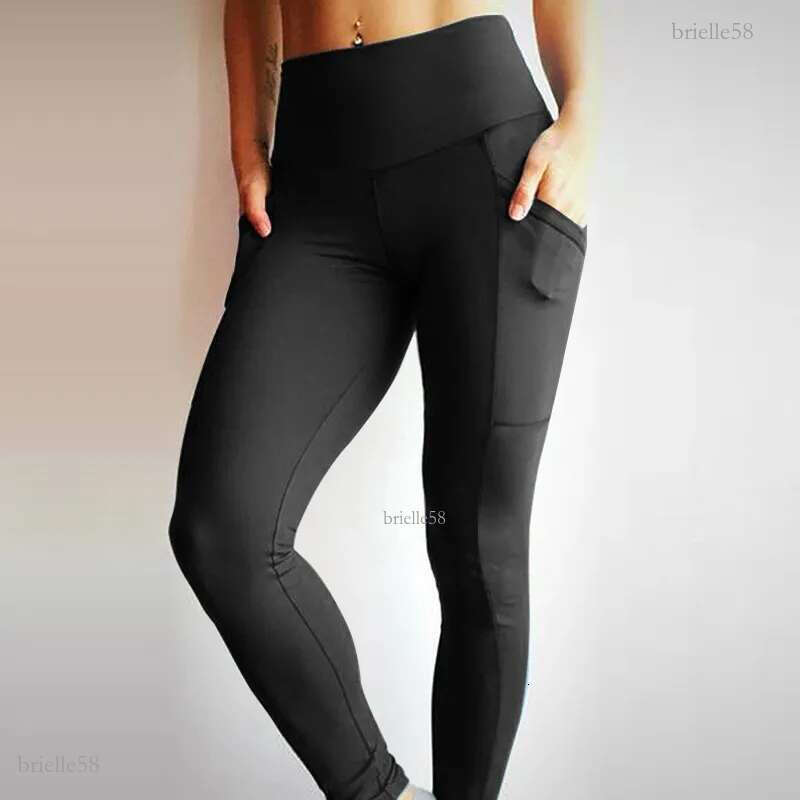High Waist Fitness Leggings Women Push Up Workout Legging with Pockets Patchwork Leggins Pants Women Fitness Clothing