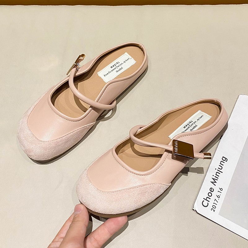 Flat bottomed slippers Designer sandal free Shipping Baotou slippers Outerwear women's travel sandals 2025