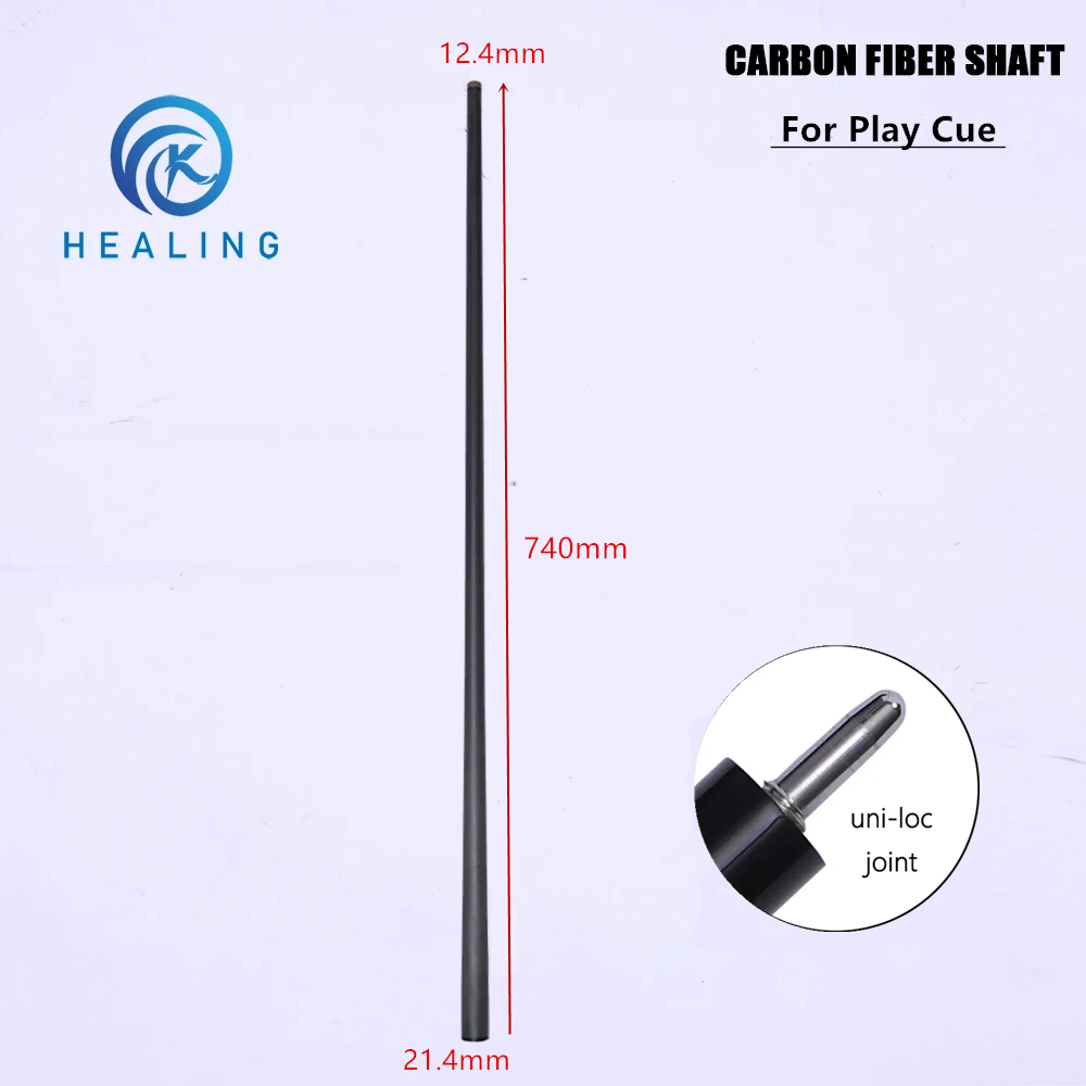Carbon fiber Black Technology Billiard Club Forelimb Stroke 12.4mm/12.9mm/13.9mm Foam Filling Uni-loc Joint For Pool Cue Shaft