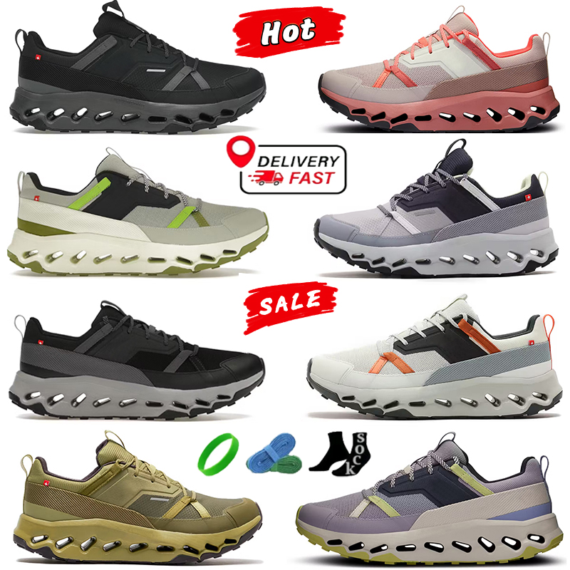 Designer Running shoes men women sneakers Waterproof shoes Black Eclipse Fog Mahogany zinc sand men Sports trainers horizons man outdoor breathable Hiking shoe