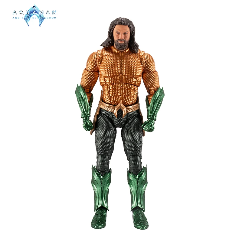 Action Figures Toy Fondjoy Toys Aquaman Model 1/9 Scale Action Figure Authentic DC Movie Aquaman Role Action Model Collectible Toy in Stock Boy Birthd