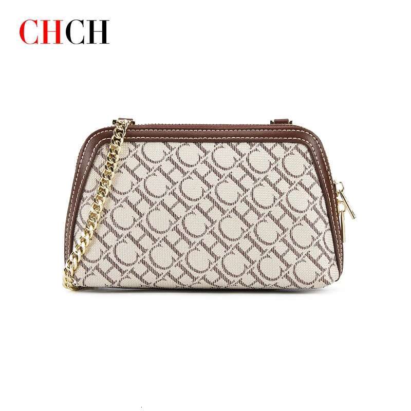 CHCH Fashion Retro Messenger Designer Light Crossbody Suede Leather Chain Shoulder Bag