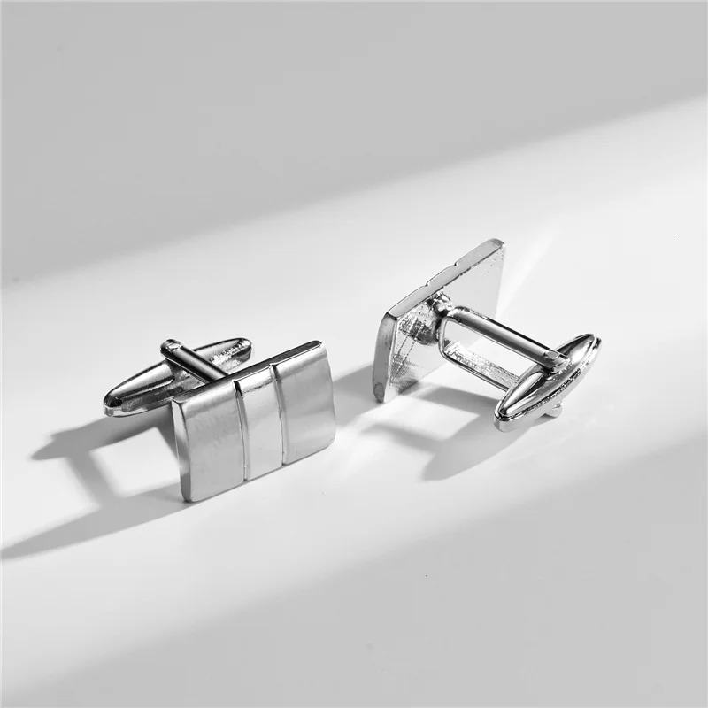 4 Pairs Cufflinks Set CuffLinks For Mens Wedding Souvenirs Groomsmen Gift Man Shirt Cufflink With Box Jewelry Tie Clips 250327