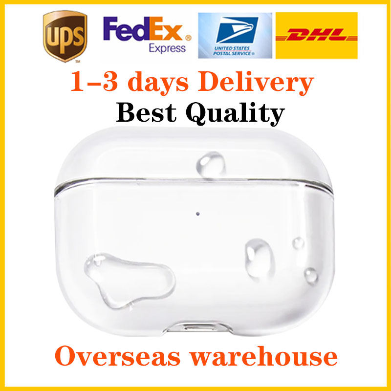USA New Valid code For USB C airpods Pro 2 Pods Air 4s 3rd 2nd Generation transparent Earphone Accessories case Protective Cover Wireless Charging Shockproof Case