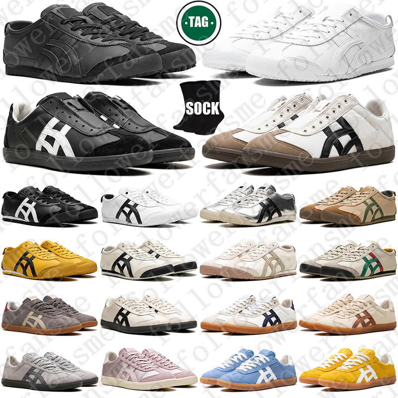 Free Shipping With Box Onitsukas Tigers Tokuten Mexico 66 Designer Tiger sneakers Shoes chaussure for mens womens men trainers scarpe Plate-forme luxury