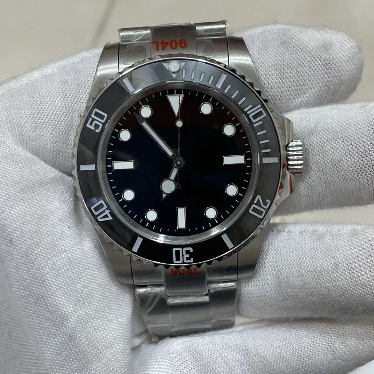U1 Factory ST9 Upgrade Mens Watch Automatic Mechanical Movement Sapphire Glass Ceramic Bezel Stainless Glide Lock Clasp Men Watches Male Wristwatches
