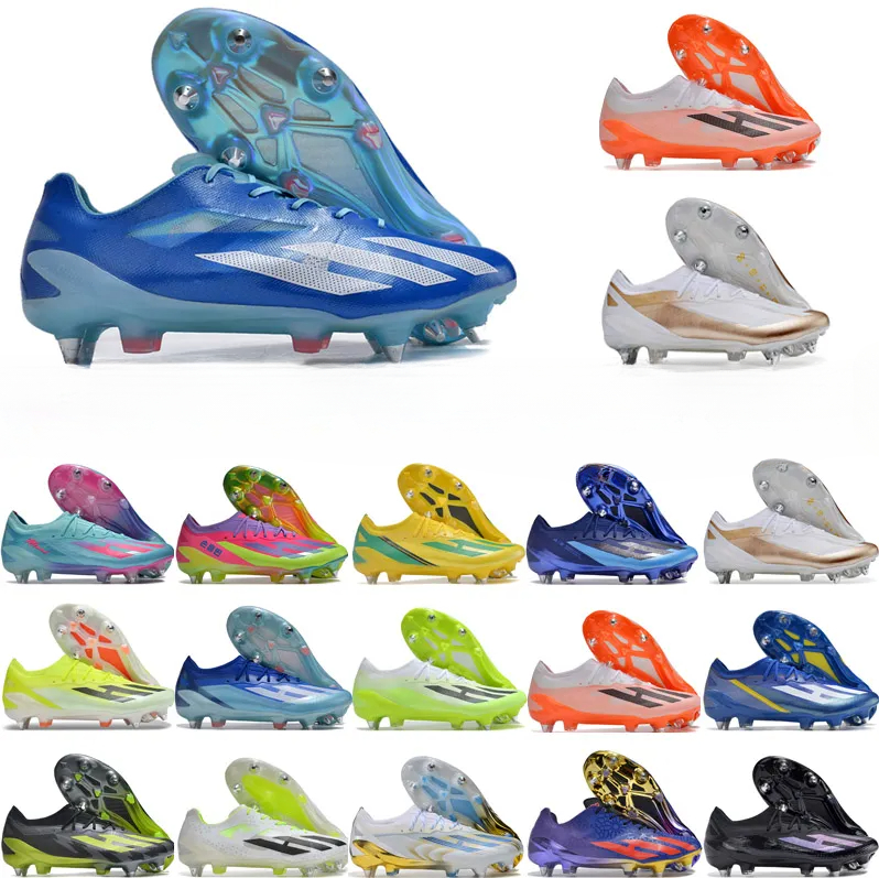 Quality New Season Soccer Boots X Crazyfast.1 SG Metal Nails Messis Football Cleats For Mens Trainers Comfortable Crazyfast Soccer Shoes men outdoor