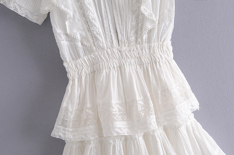Casual Dresses BOHO INSPIRED black mini dress party cotton ruffled short sleeve tiered chic summer dress sweet women dress za ladies 0830