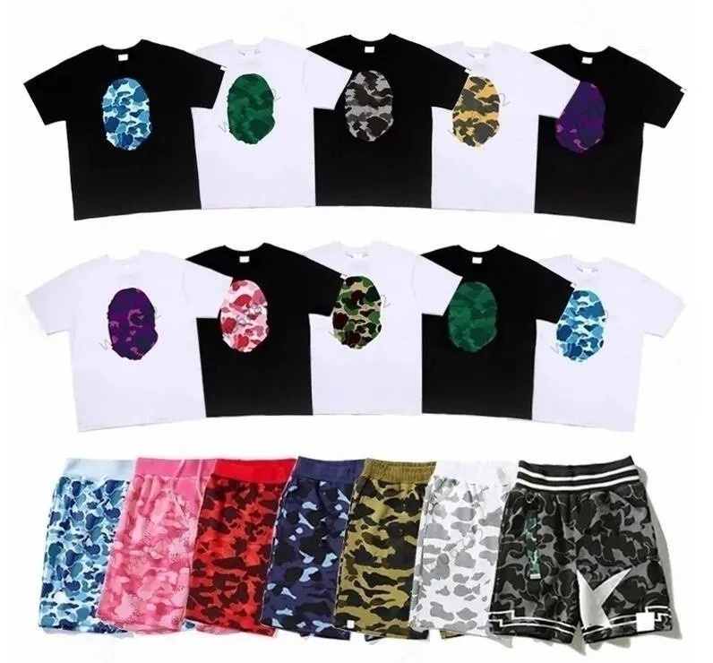 T Shirt Mens Tops Womens Designer Cotton T-Shirts Short Sleeves Shark Tshirts Clothing Street Clothes High quality Fashion Tees