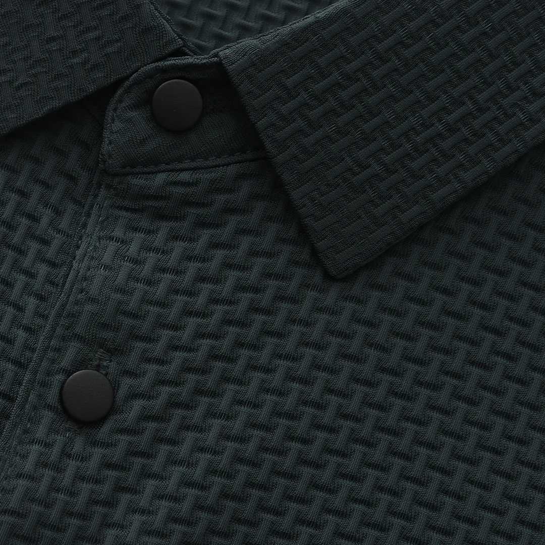 utho EUR Sizes Tall Man Brand Top-Quality Mens Golf Shirt Lop-up Hollow Short-sleeved Polo Shirt SummerIce Silk Breathable Tee XJ250725