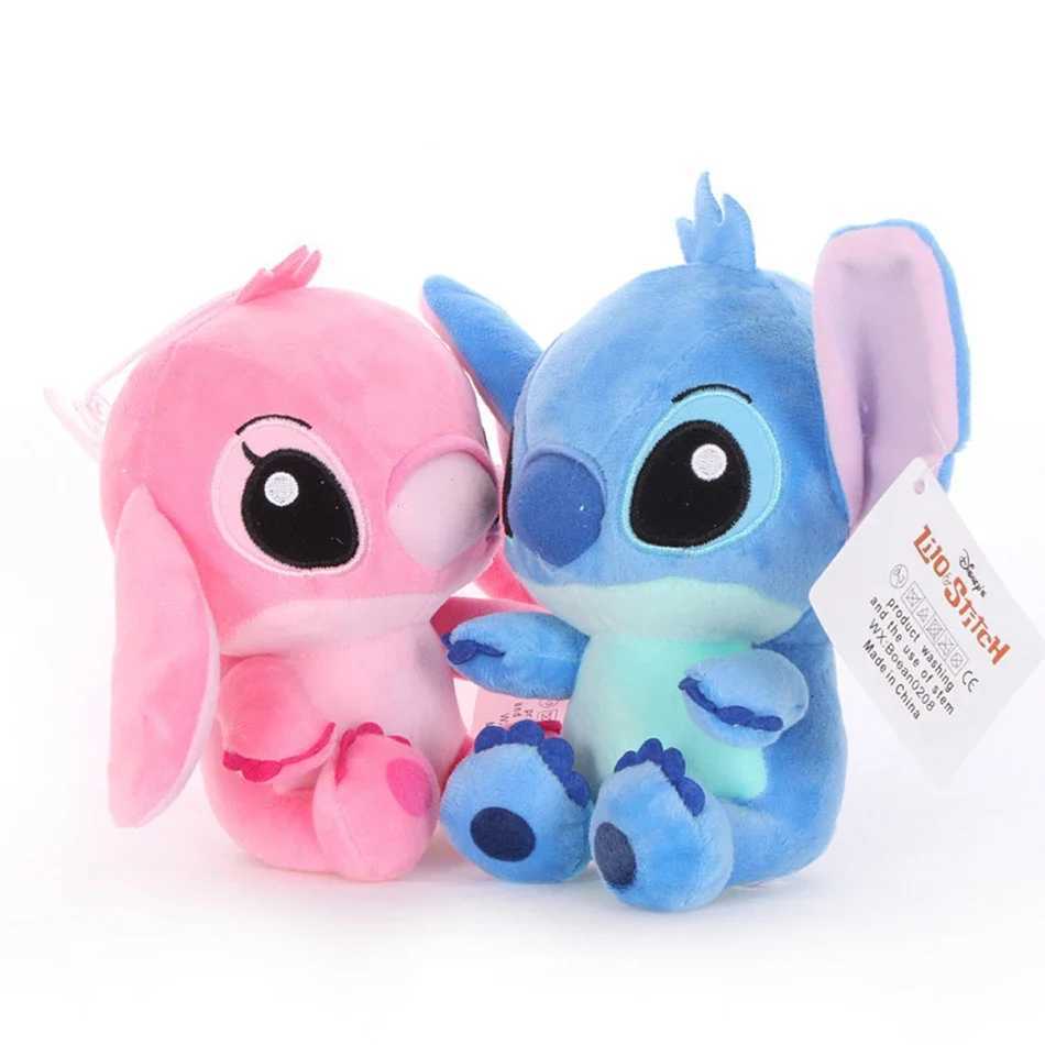 Disney 20cm Plush Anime Soft Stuffed Doll Stitch Plush Cute Stuffed Toys Movie Peripherals Soft Ornaments Gifts Z250314