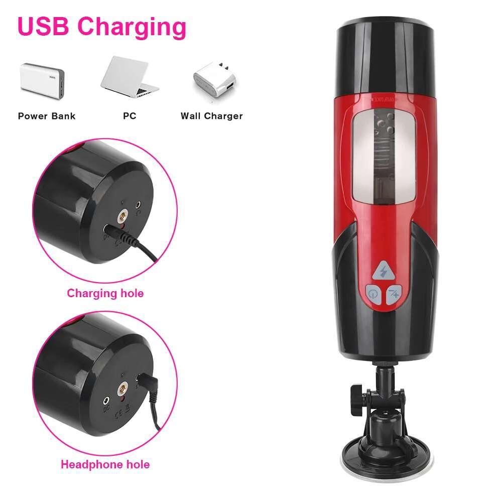 Automatic Stretching Male Masturbator Vibrators Vaginal For Men Real Pussy Glans Sucker hine Erotic Sex Toys Adults Products