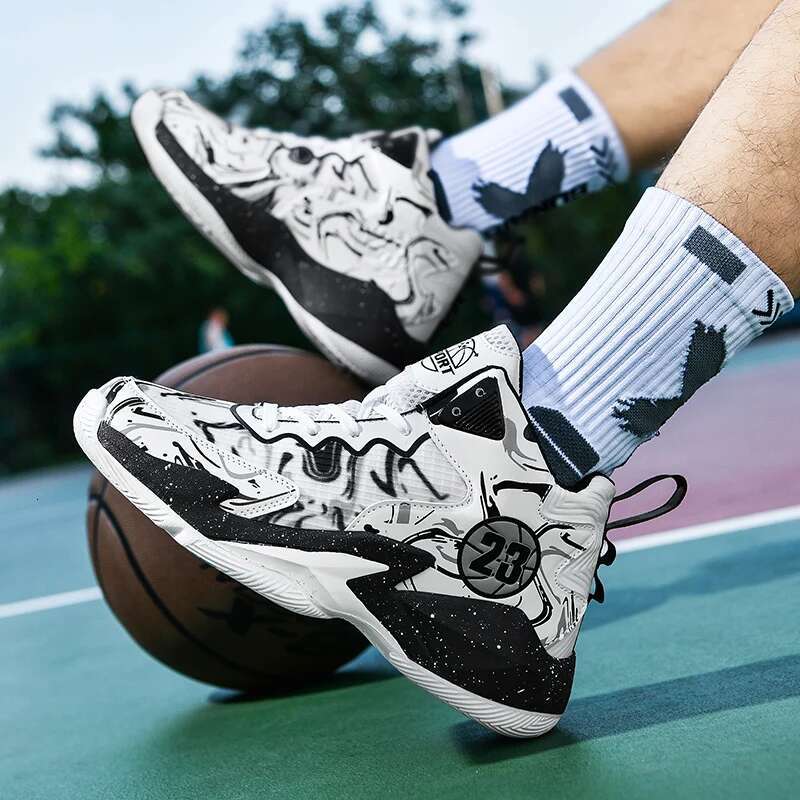 Designer's New Men's Basketball Mesh Breathable Anti Slip Sports Shoes For Teenagers Casual Sports Multifunctional Men's Shoes Basketba