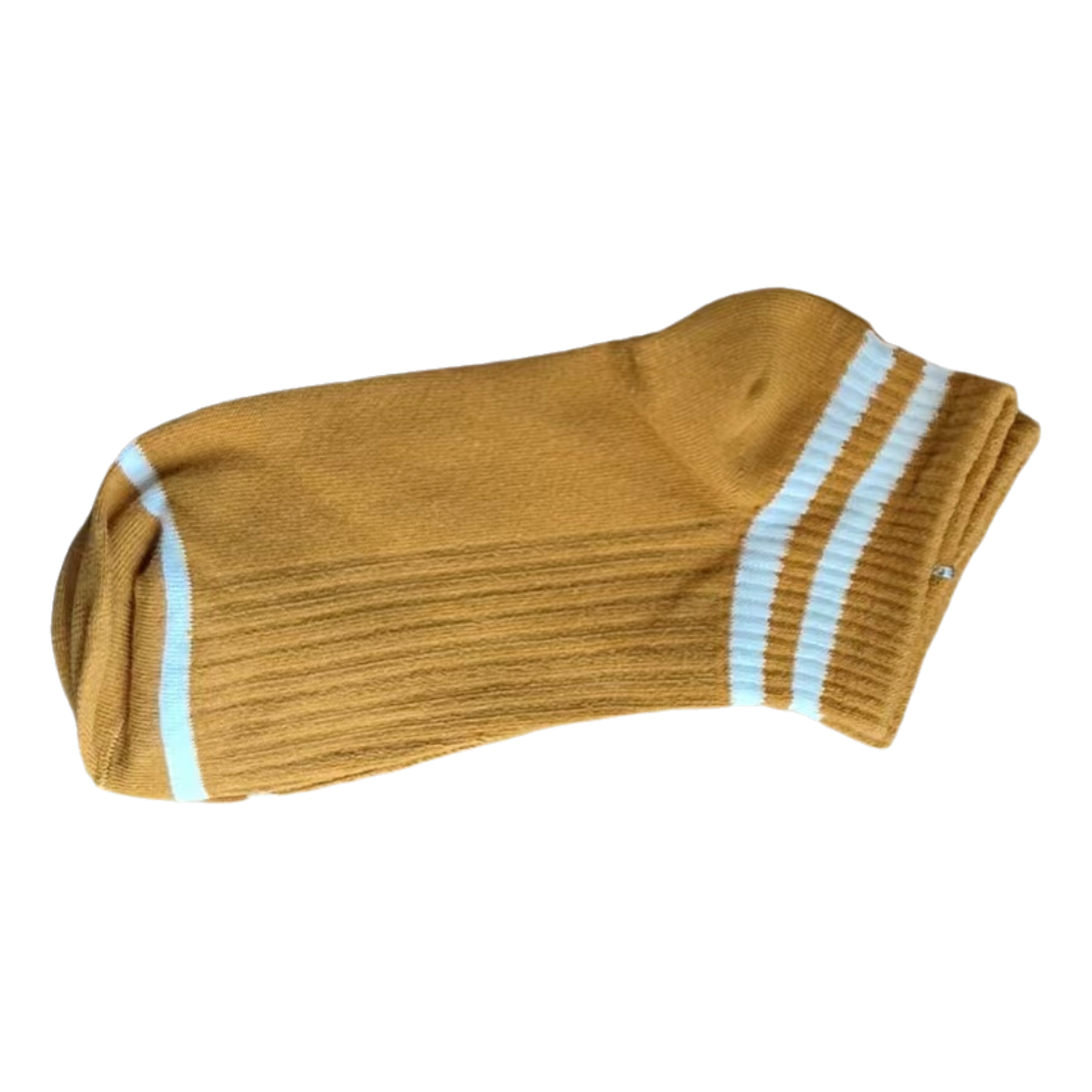 Colorful two-bar cotton socks are made of soft and comfortable cotton material suitable for women's summer wear A pack of 5 pairs wholesalers