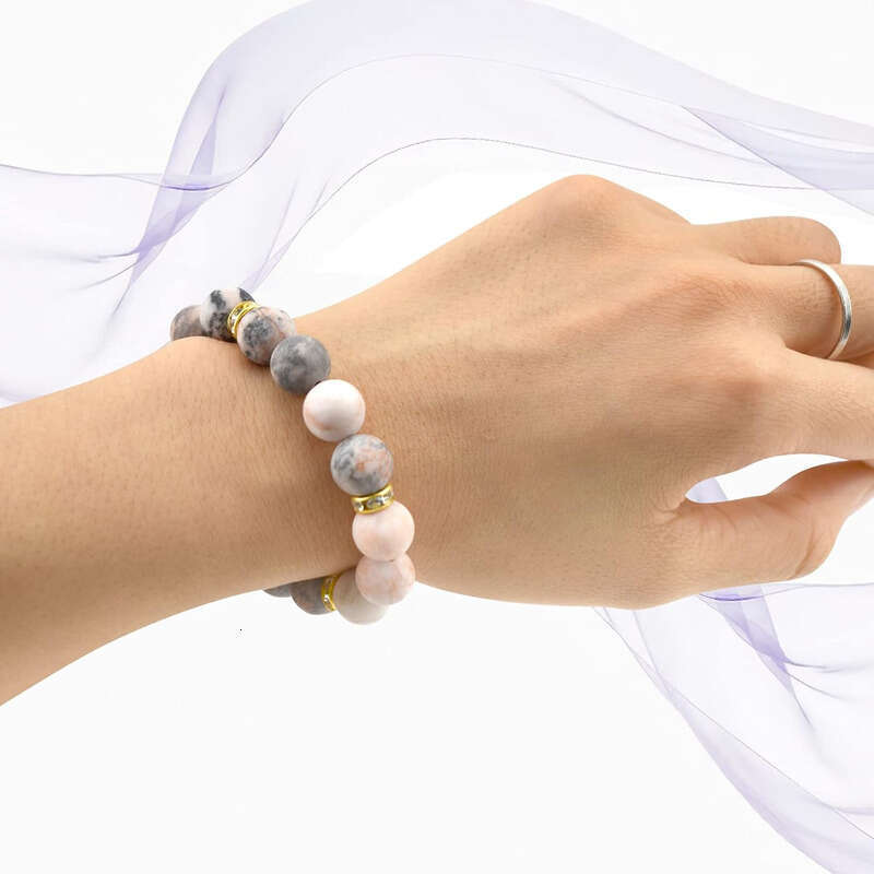 Anxiety Crystal Chakra Beaded Bracelets Rose Quartz Crystals And Heag Stones Yoga Bead Calming Stretch Bracelet Stress Relief Gifts For Women