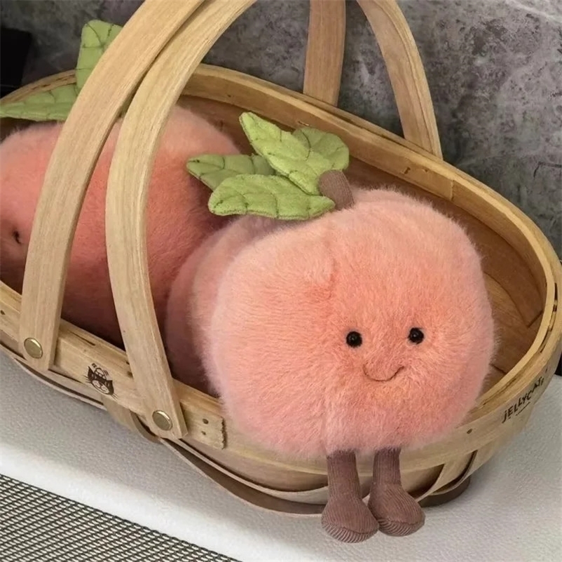 Fruits Peach With Kawaii Doll Smiling Face Fruit Figured Cosplay Cushion Sofa Decor Kids Birthday Gifts 250328 - view 5