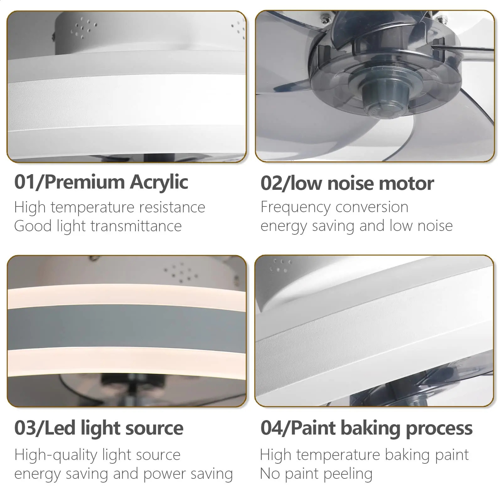 Ceiling Fan With Light And Remote Control Fanstira LED Lamp Small Decorative Fans Cooler Decoration For Bedroom Home Appliance 250325