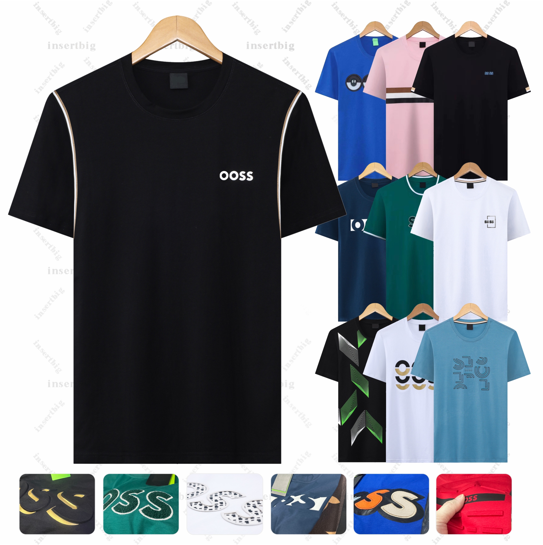 Summer Designer Mens T Shirt with Letter Printing High Quality 100% Cotton T Shirt Comfortable Elastic Round Neck Men's and Women's Tshirt 668