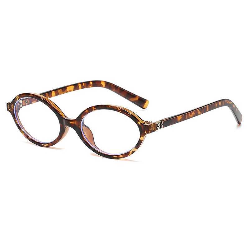 Vintage Sexy Small Oval Womens Sunglasses 2024 New Fashion Leopard Brown Hot Sun Glasses Female Retro Colorful Shade EyeglassC250411