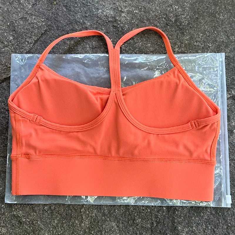 Solid color womens Y-shaped fitness sports bra soft high-strength tight top-level comprehensive training gym yoga bra with chest PaXJ250331