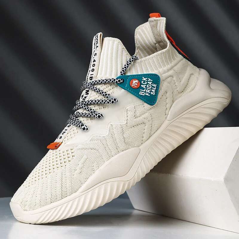 Designer Shoes Sports Shoes Spring And Summer New Styles Breathable Lace Up Men's Mesh Shoes Fashionable Casual Non Slip Outdoor Men's Baske