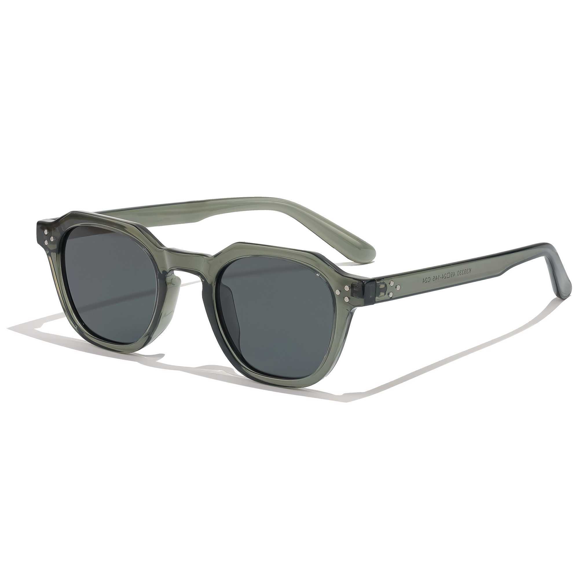 CATERSIDE Retro Polarized Sunglasses Men Ultralight TR90 Frame Polygon Women Sun Glasses Outdoor High Quality Travel EyewearC250411