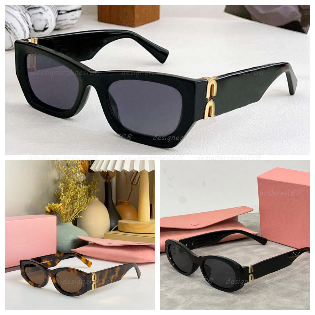 Designer sunglasses for woman Cat Eyes glasses oval frame m glasses womens anti-radiation 2025 New style UV400 Polarized lenses mens retro eyeglasses with box