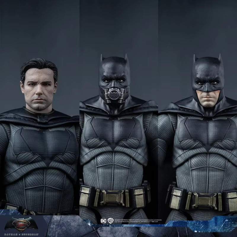 Action Figures Toy Fondjoy DC Batman Batman Movie Character Model Authentic DC Batman Limited Head Sculpt Action Figures 19cm Collect Ornaments Boys B