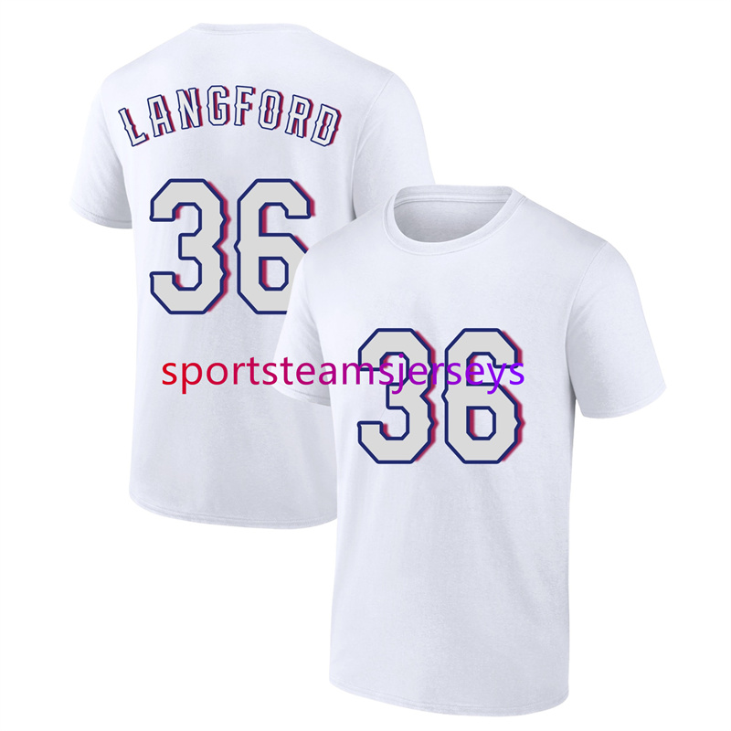 Cooper Kupp No.10 LA Los Angeles Football T-Shirt Cotton Jersey